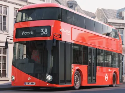 London Bus - New Routemaster 3D model