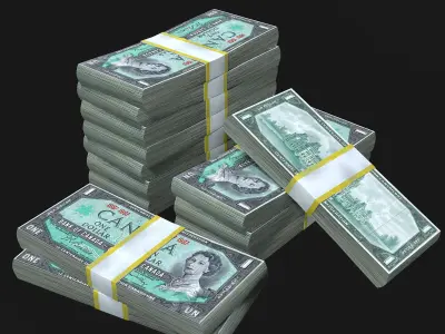 Money  Low-poly 3D model