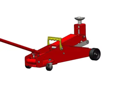Hydraulic Car Jack 3D model