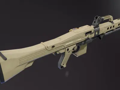 CETME Ameli LMG Low-poly 3D model