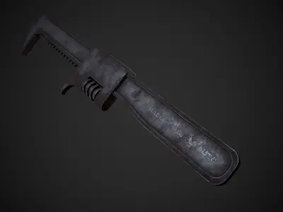 Monkey Wrench Low-poly 3D model