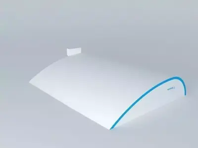 Boeing 747 800ER D Doors and Painting Free 3D model