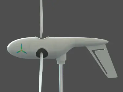 MARINE WIND TURBINE 3D model
