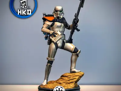 Sand trooper Fan Art - Star Wars 3D print model