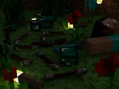 Minecraft basic pack  Free low-poly 3D model