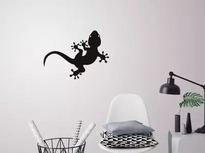 Lizard for wall decoration 3D print model