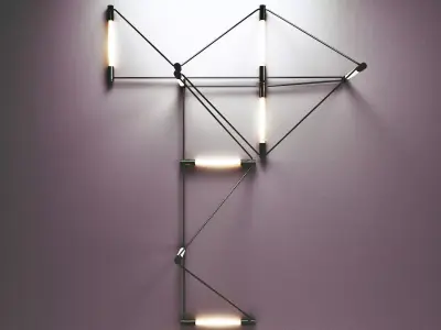 Meta Wall Lamp Free 3D model