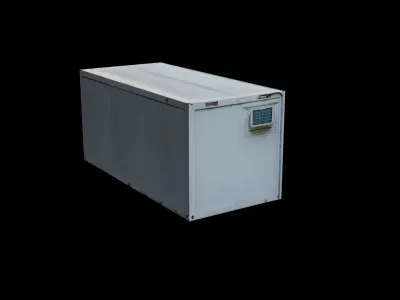 container storage Low-poly 3D model