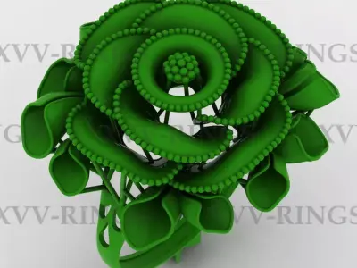 NEW TURKISH RINGS LOT XVV-21 TO 30  3D print model