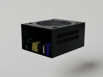 Power Supply Corsair SF 600W Free 3D model