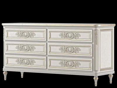 eloquence bronte nightstand and dresser  3D model