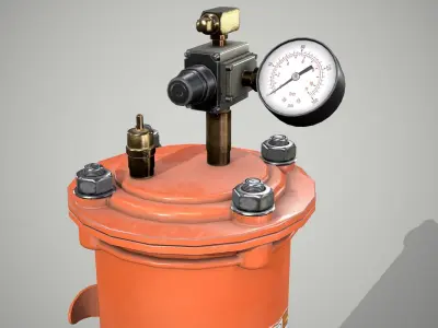 AIR FILTER Low-poly 3D model purchase