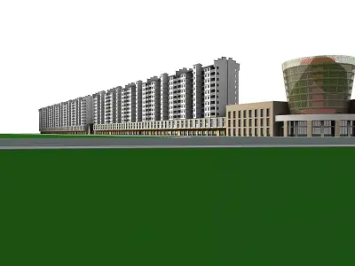 Multi Residential 3D model 32