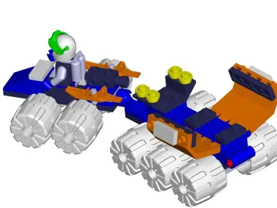 Launcher rover 3D model