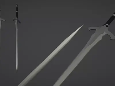 Stylized Fantasy Weapons Pack Low-poly 3D model