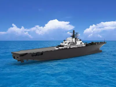 Aircraft carrier 3D print model