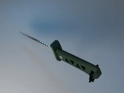 Xeonhunter knife with handle 3D model