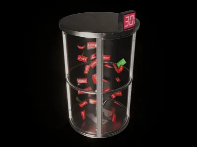 Ticket Grabber Machine 3D model