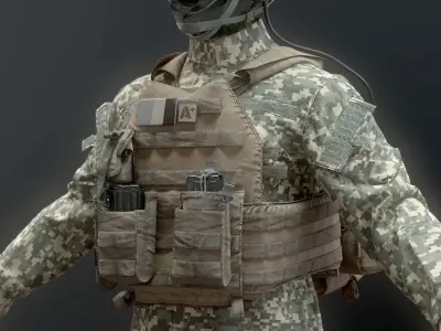 SOLDIER complete Pack 3D model