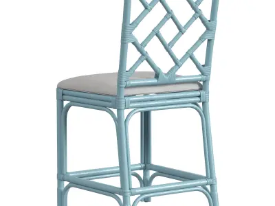 Hampton Chippendale Counter Stool 3D model