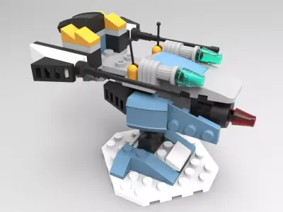 LEGO Tower Defense 3 3D model