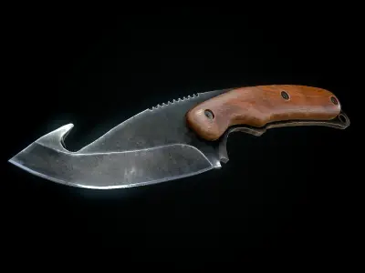 Knife gut CSgo Low-poly 3D model