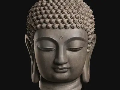 Buddha Head 3D model