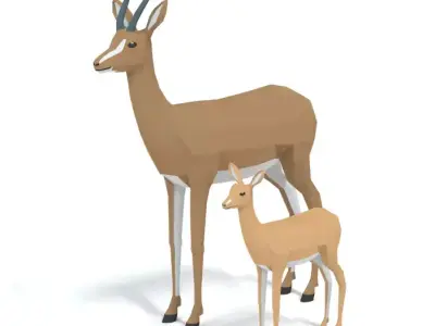 191 Ultimate Low Poly Animal Pack Low-poly 3D model