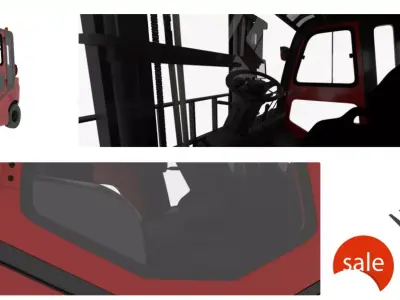 NEW AWESOME FORKLIFT  3D print model