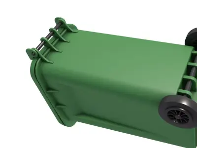 Trash Container 3D model shop