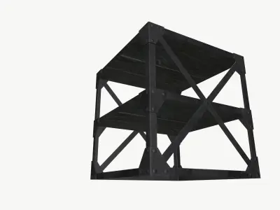 industrial table 3D model purchase