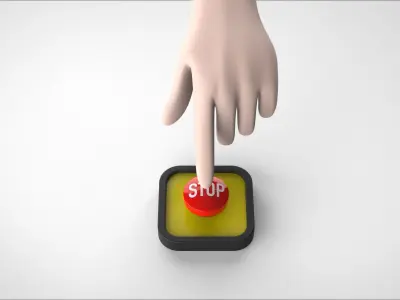 emergency button 3D model