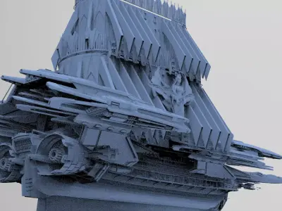King Arthur Airship 2  3D model
