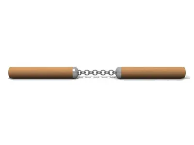 Simple Nunchucks 3D model
