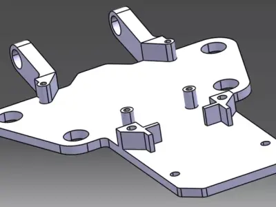 Frame for drone  3D model