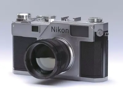 Nikon S3 Film Camera  Free 3D model