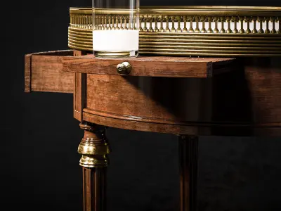 BOUILLOTTE TABLE by ef-lm designers 3D model