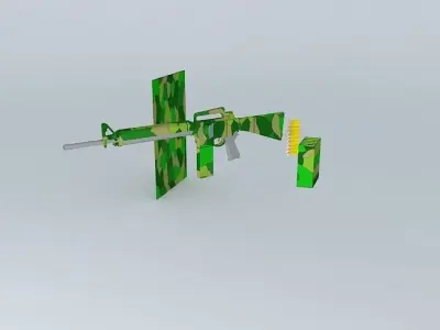 M16 ViperCode concept M16 textured Free 3D model