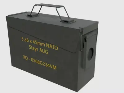 Ammo Box - Game Ready Low-poly 3D model