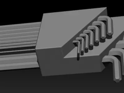 Allen Wrench Set 3D model