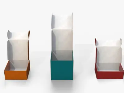  Mailer Boxes - Colored Core Size Set 