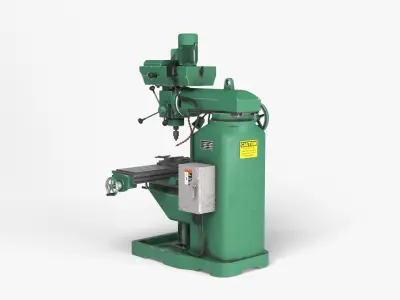 Vertical Milling 3D model