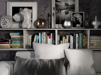 Twils livingroom set 3D model