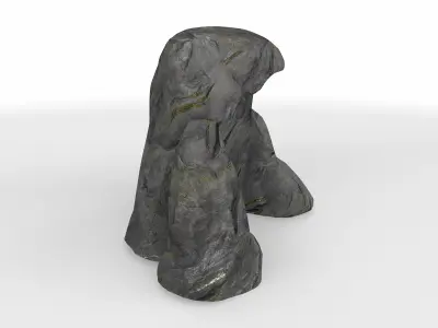  stylized large cavern 3D model