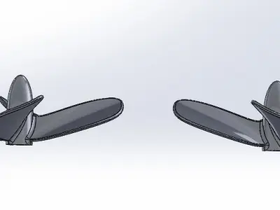 Propeller 120mm 3D print model