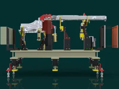 Welding Jigs Assembly Free 3D model