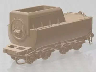 BR 52 Locomotive Steam Train Printable 3D print model
