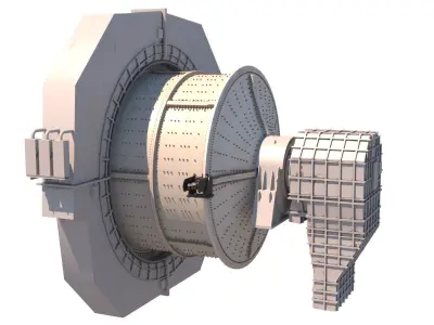 sag 3D centrifuge 3D model