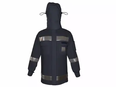 jacket fire 3D model