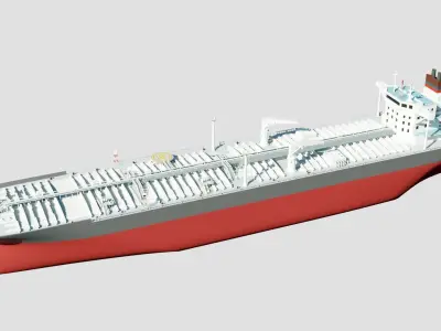 Oil tanker Ship 3D model purchase
